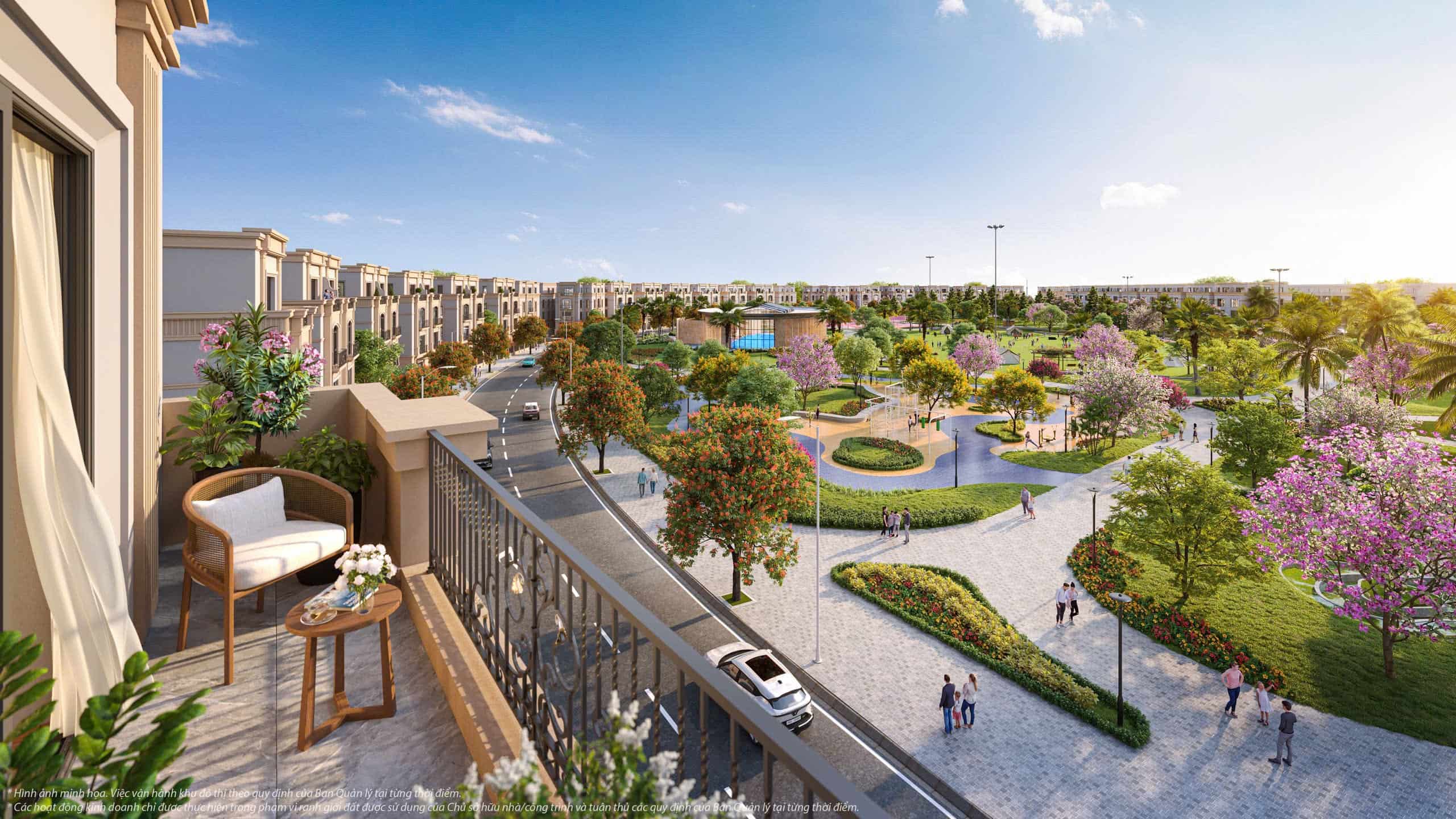 Phối cảnh toàn khu đô thị sinh thái Vinhomes Dương Kinh